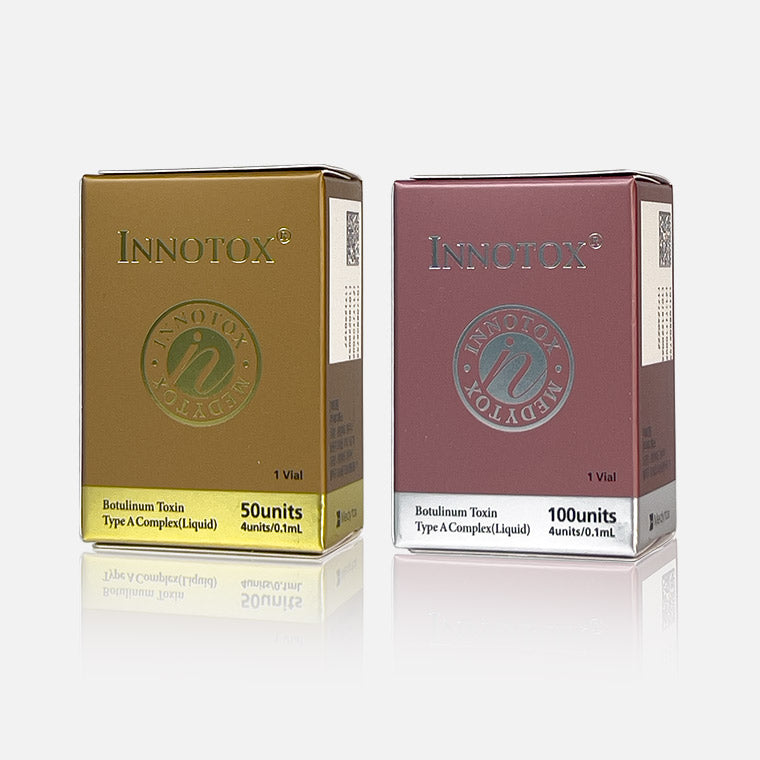 Innotox 50U and 100U Liquid Botulinum Toxin Type A Boxes