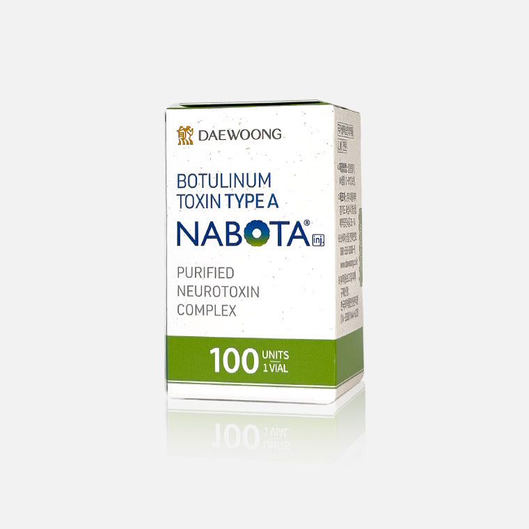 Nabota 100 Units Botulinum Toxin Type A Vial and Box Package