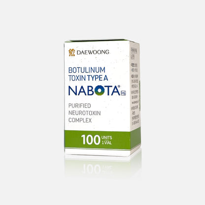 Nabota 100 Units Botulinum Toxin Type A Vial and Box Package