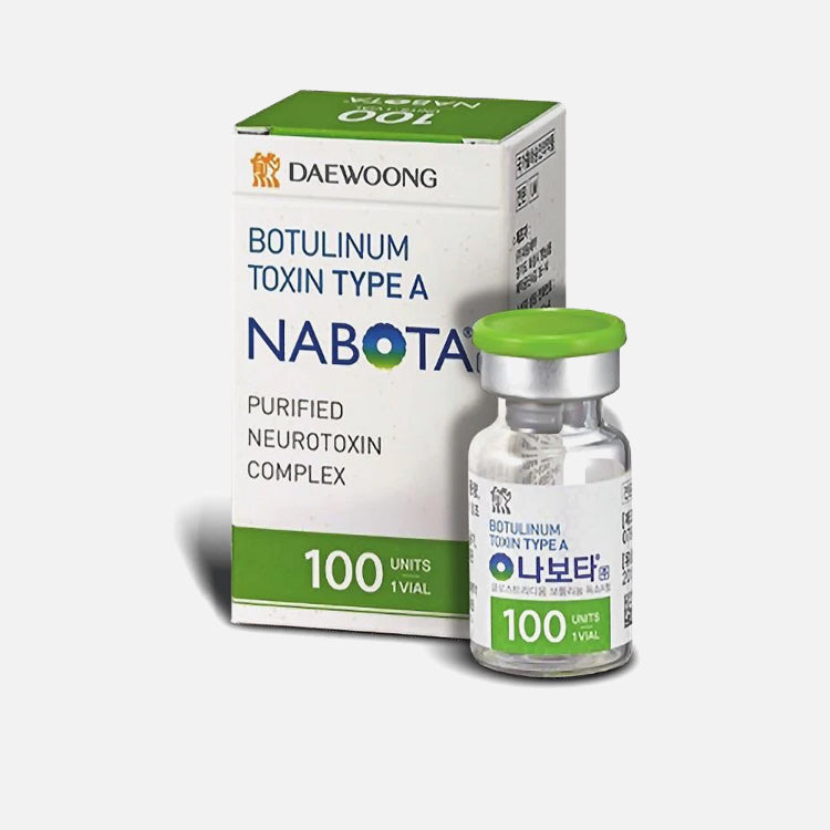 Nabota 100 Units Botulinum Toxin Type A Vial and Box Package