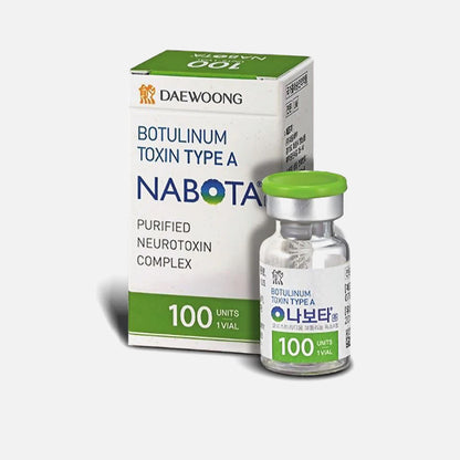 Nabota 100 Units Botulinum Toxin Type A Vial and Box Package